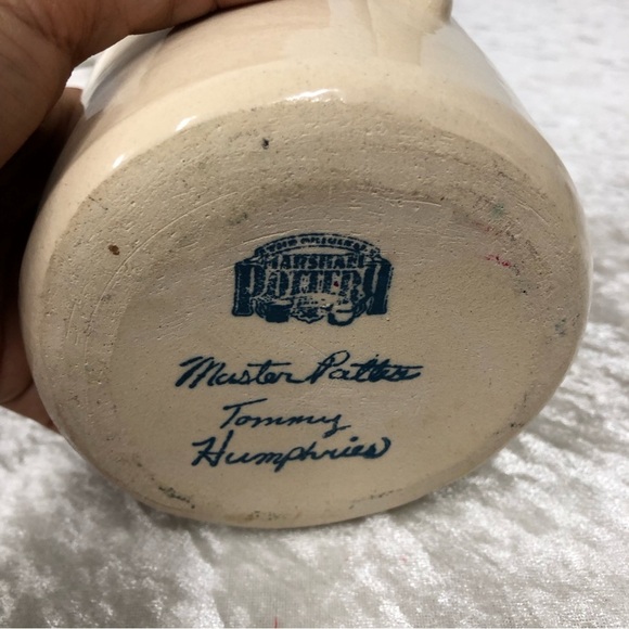 Marshall Pottery Tommy Humphries pitcher kitchen jug w/teddy bears pottery art - Picture 11 of 12